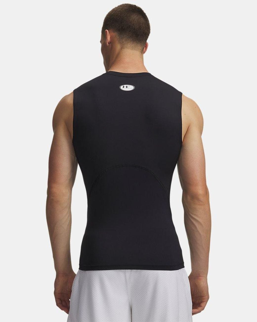 Under Armour Black Heatgear Compression Sleeveless for men