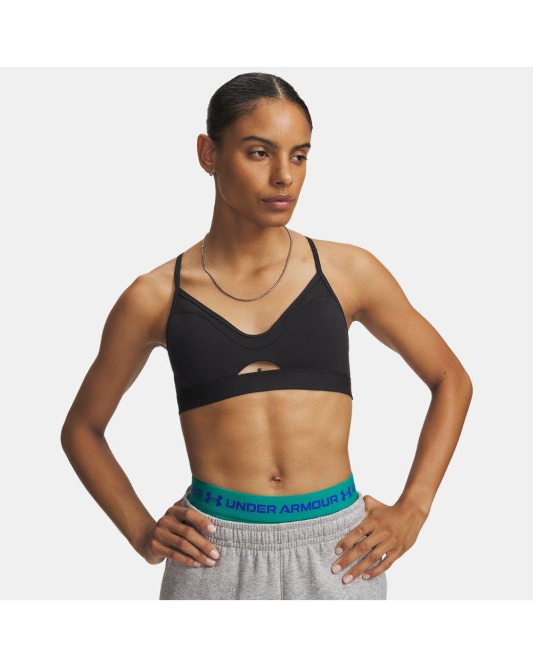 Under Armour Blue Ua Meridian Strappy Bra