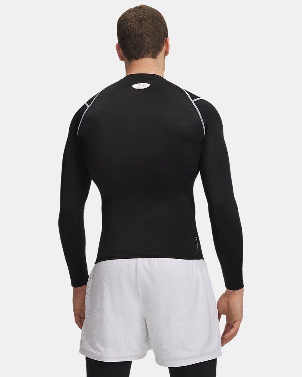 Under Armour Black Heatgear Elite Compression Long Sleeve Ultimate Reflective for men
