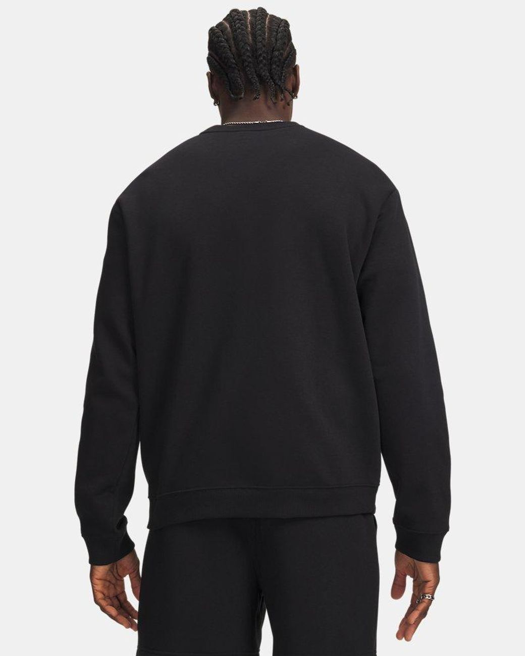 Under Armour Black Rival Fleece Crew Ultimate for men