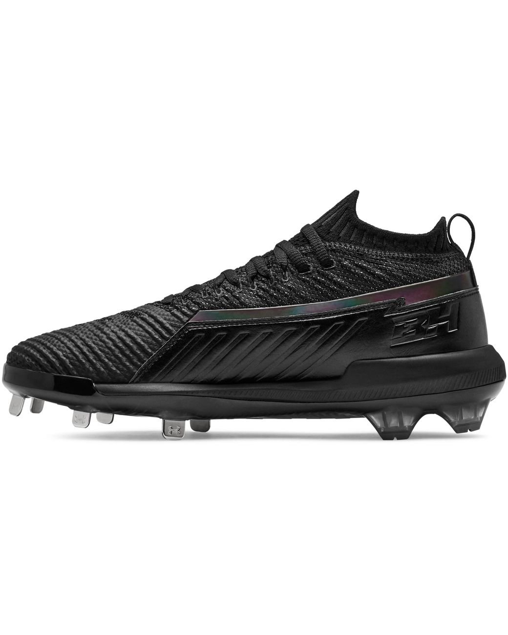 Under Armour Harper 3 Low St Metal Cleats Shoes in Black for Men