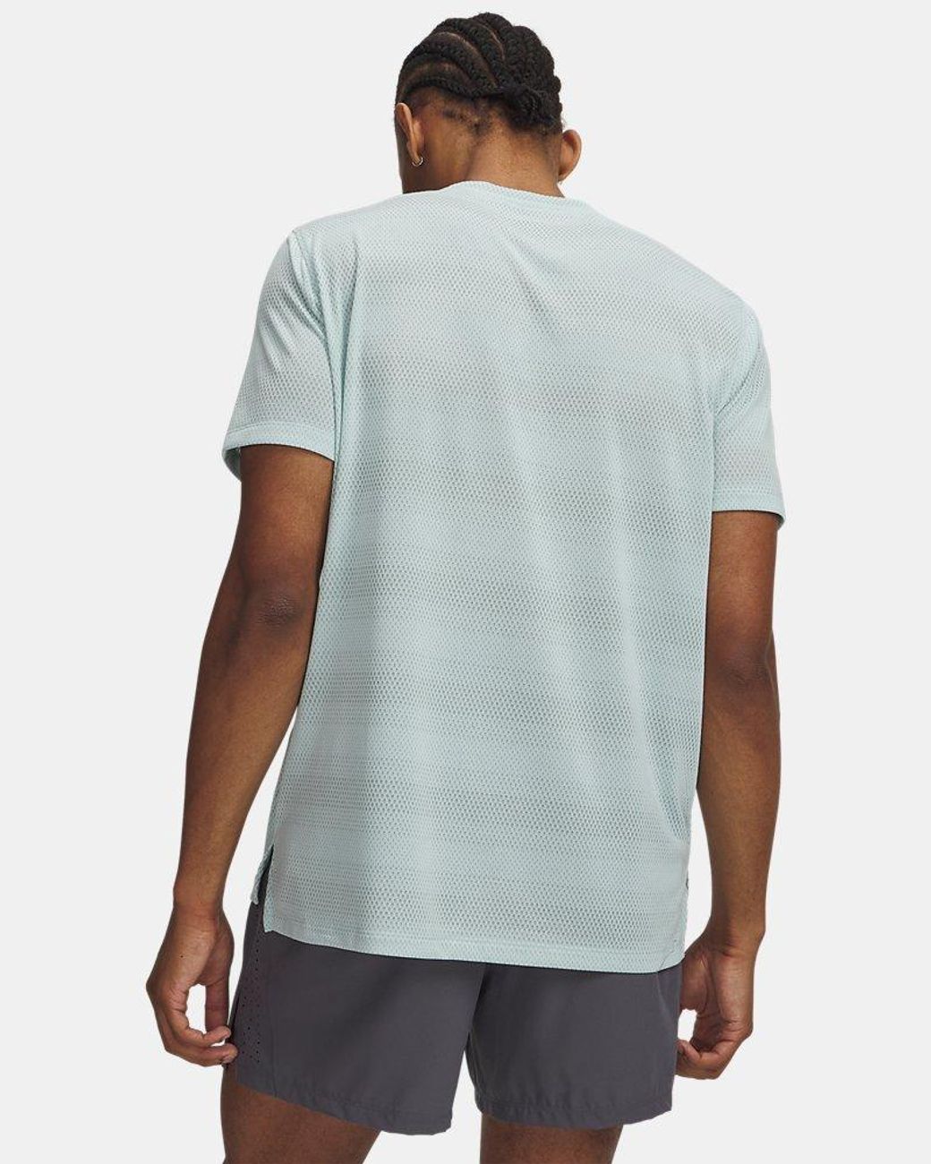 Under Armour Blue Velociti Short Sleeve Refresh Mint Reflective for men