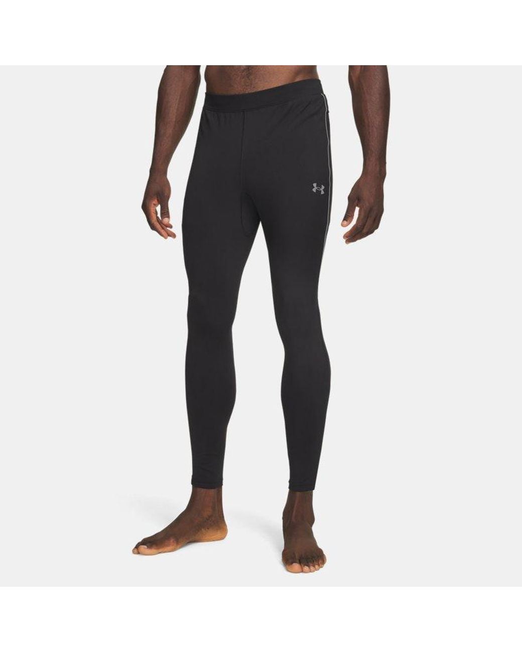 Under Armour Black Velociti Cold Weather Tights Ultimate Reflective for men