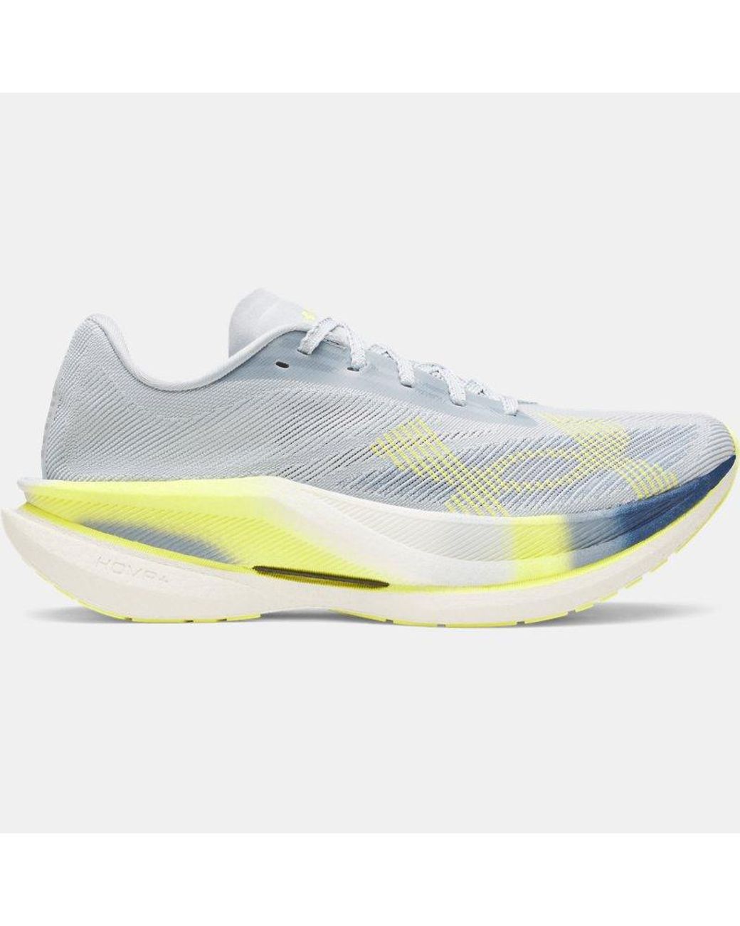 Under Armour Blue Velociti Elite 3 Running Shoes Fog Stone Flash Light