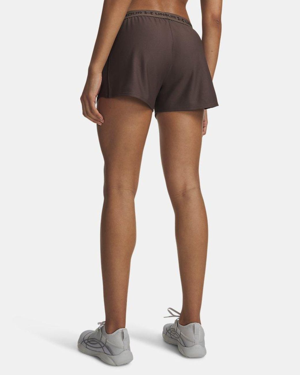 Under Armour Blue Tech Play Up 3" Shorts Peppercorn Kona