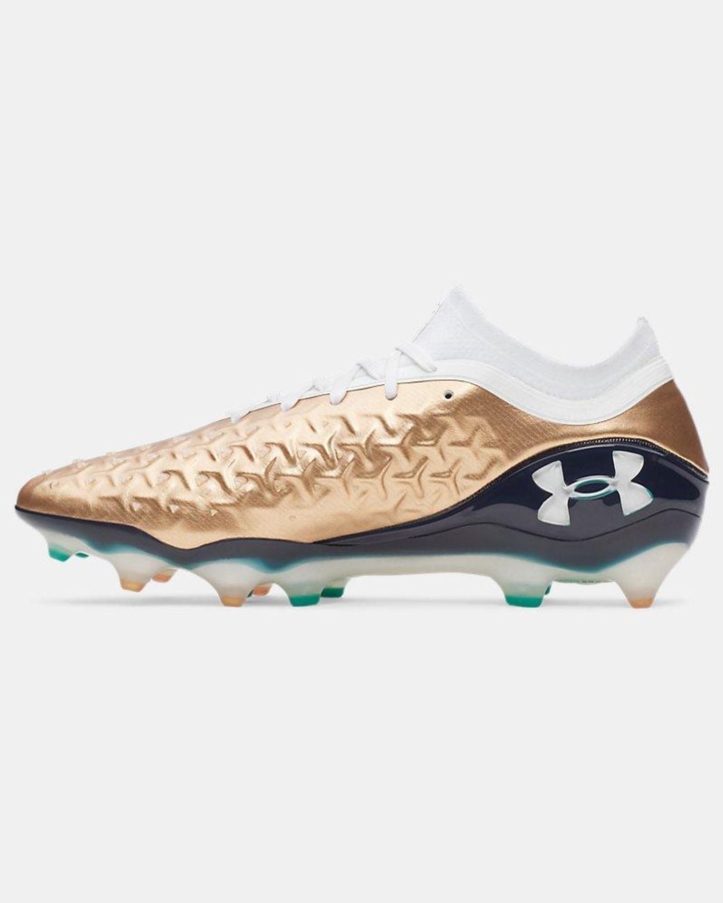 Under Armour Blue Magnetico Elite 6 Rcs Fg Soccer Cleats Metallic Copper Ore for men