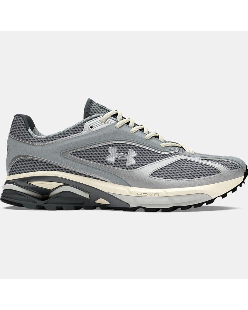 Under Armour Black Apparition Shoes Steel Ivory Dune Metallic