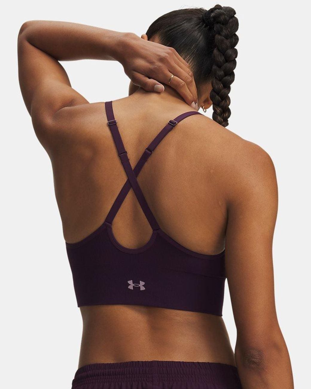 Under Armour Blue Ua Vanish Seamless Low Sports Bra