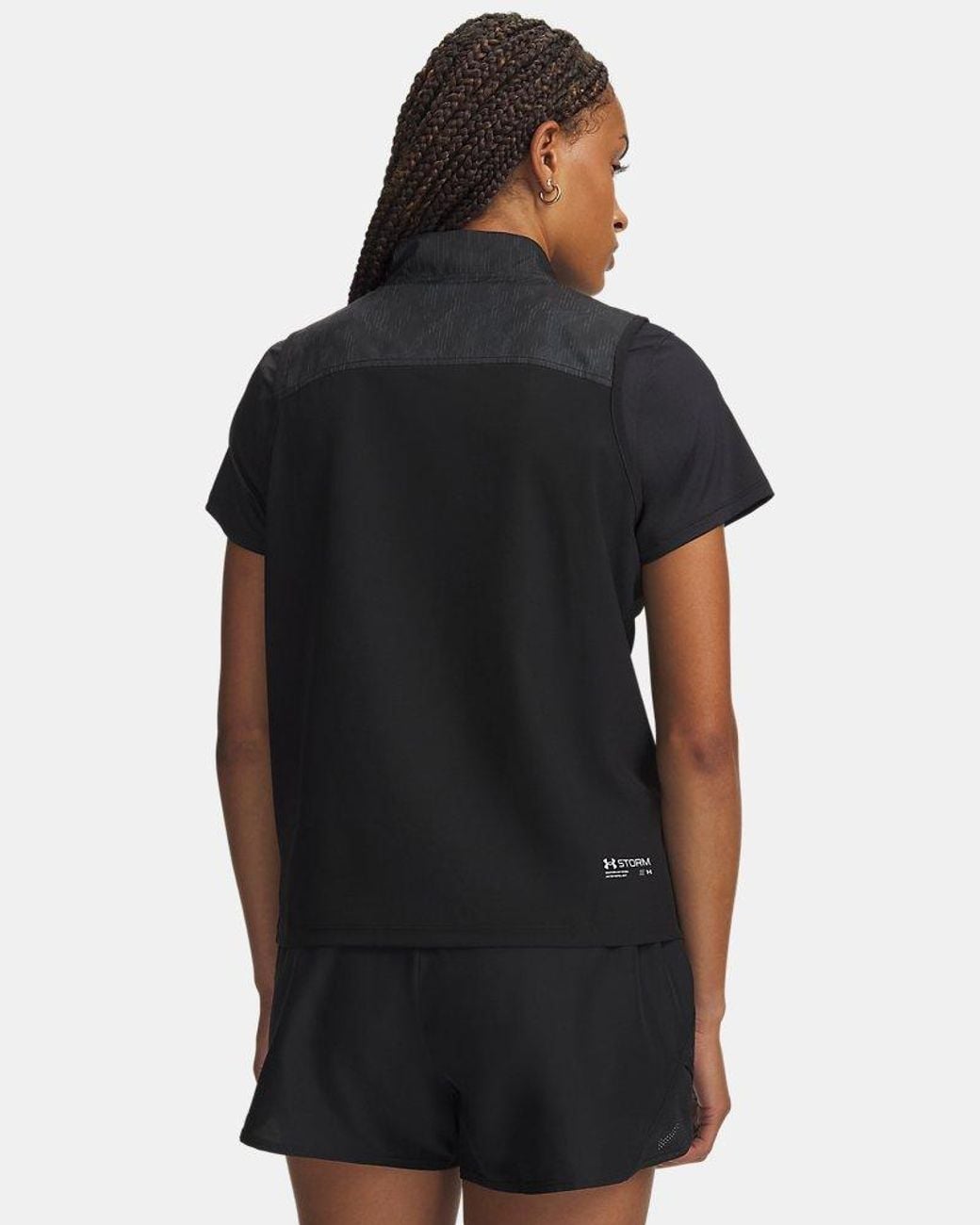 Under Armour Black Velociti Cold Weather Storm Vest Ultimate Reflective