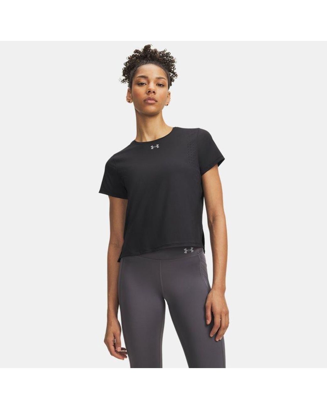 Under Armour Black Velociti Pro Short Sleeve Reflective