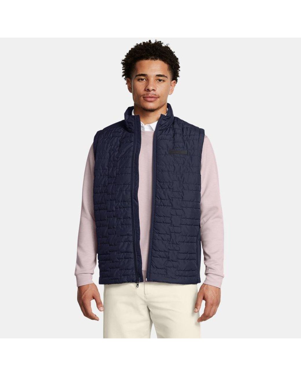 Under Armour Blue Drive Pro Insulated Vest Midnight Metallic for men