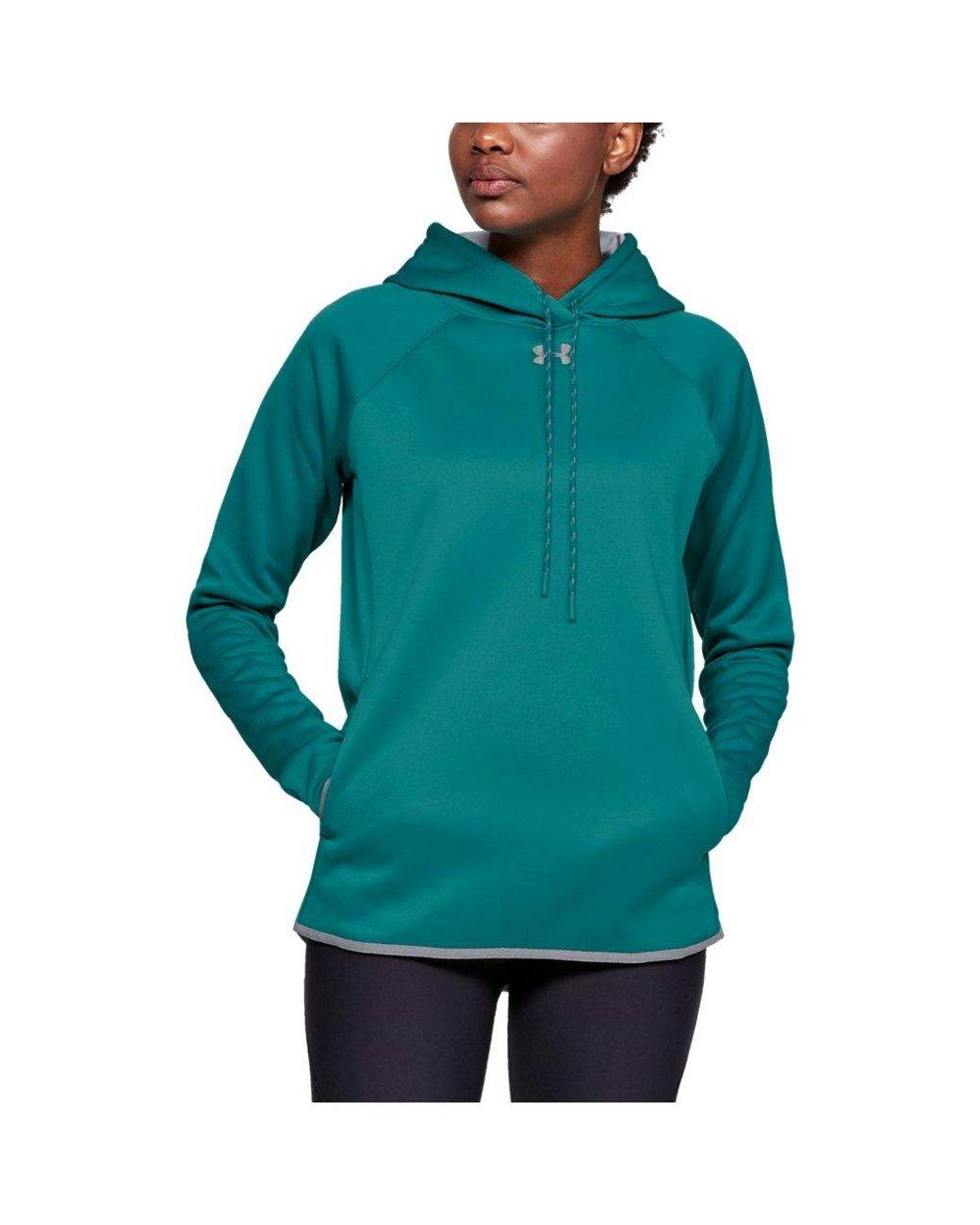 ua double threat armour fleece hoodie