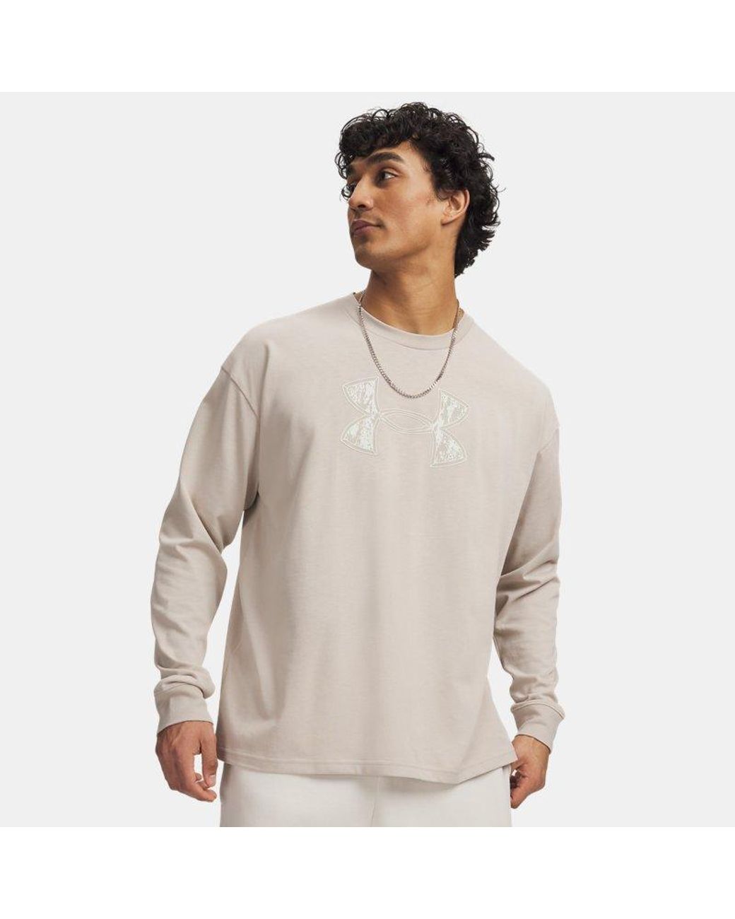 Under Armour Natural Heavyweight Unstoppable Long Sleeve Highland Buff Summit for men