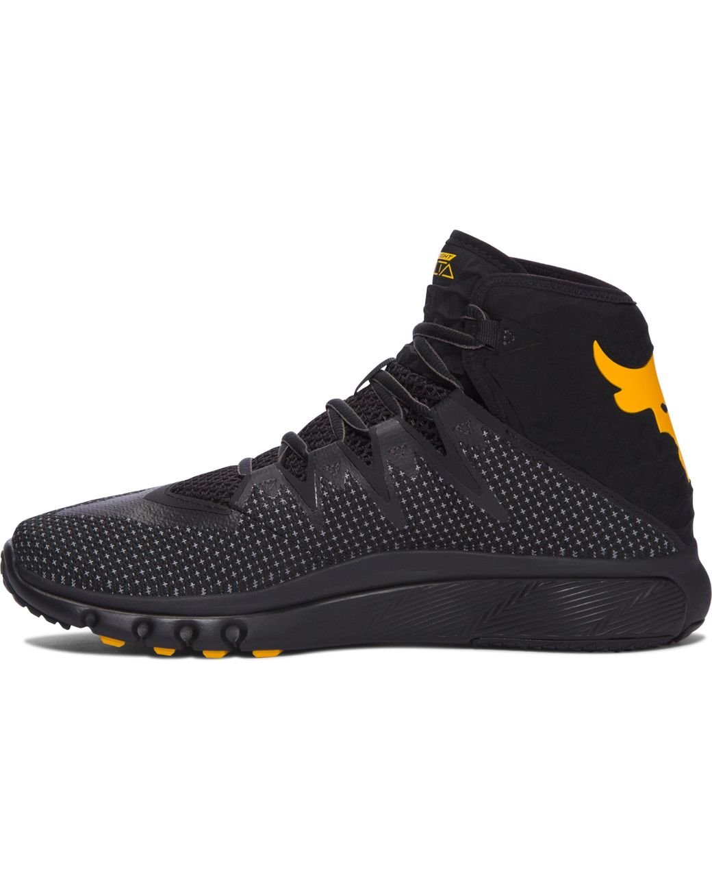 Under Armour Rubber Men's Ua Project Rock Delta Training Shoes in  Charcoal/Black (Black) for Men | Lyst