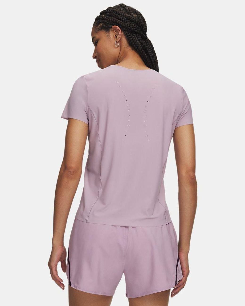 Under Armour Purple Ua Vanish Elite Short Sleeve