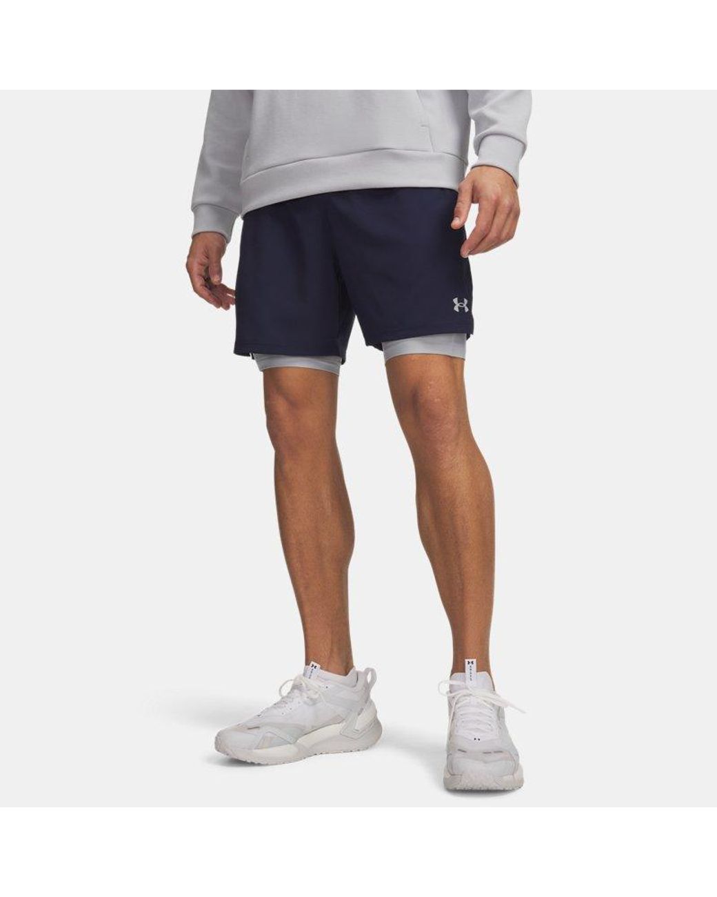 Under Armour Blue Vanish Woven 2.0 6Inch Training Shorts for men