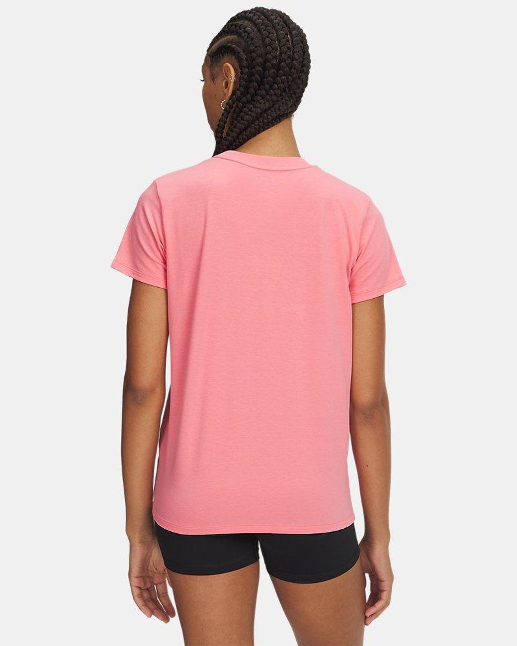 Under Armour Purple Rival Core Short Sleeve Bittersweet