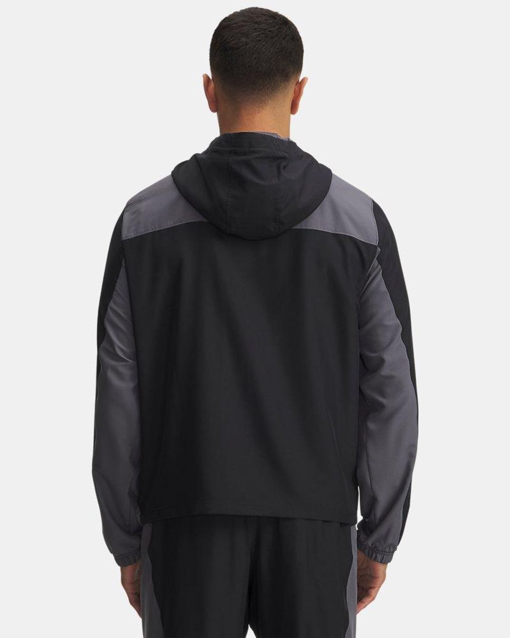 Under Armour Black Tech Sport Woven Jacket Castlerock for men
