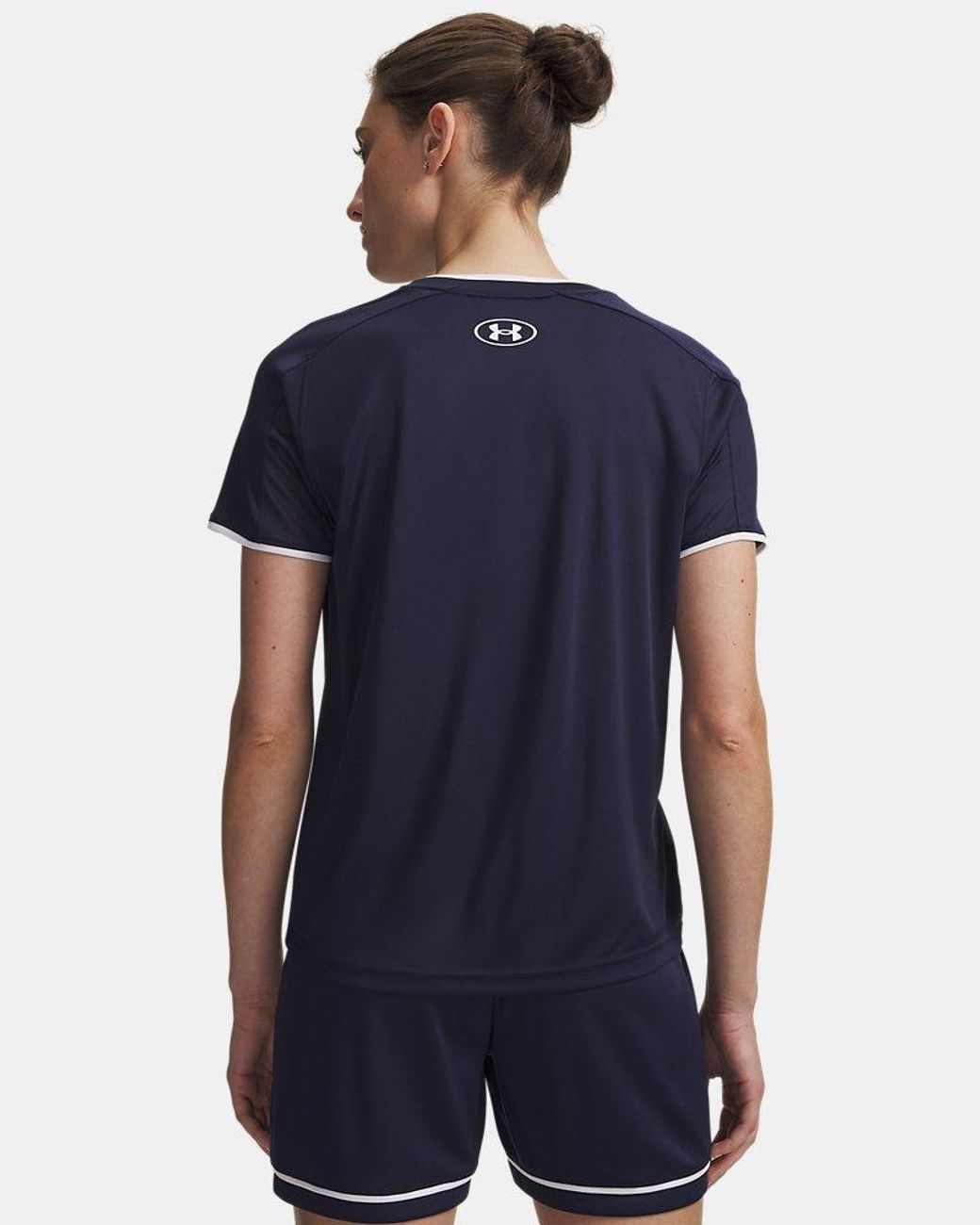 Under Armour Blue Challenger Train Short Sleeve Midnight