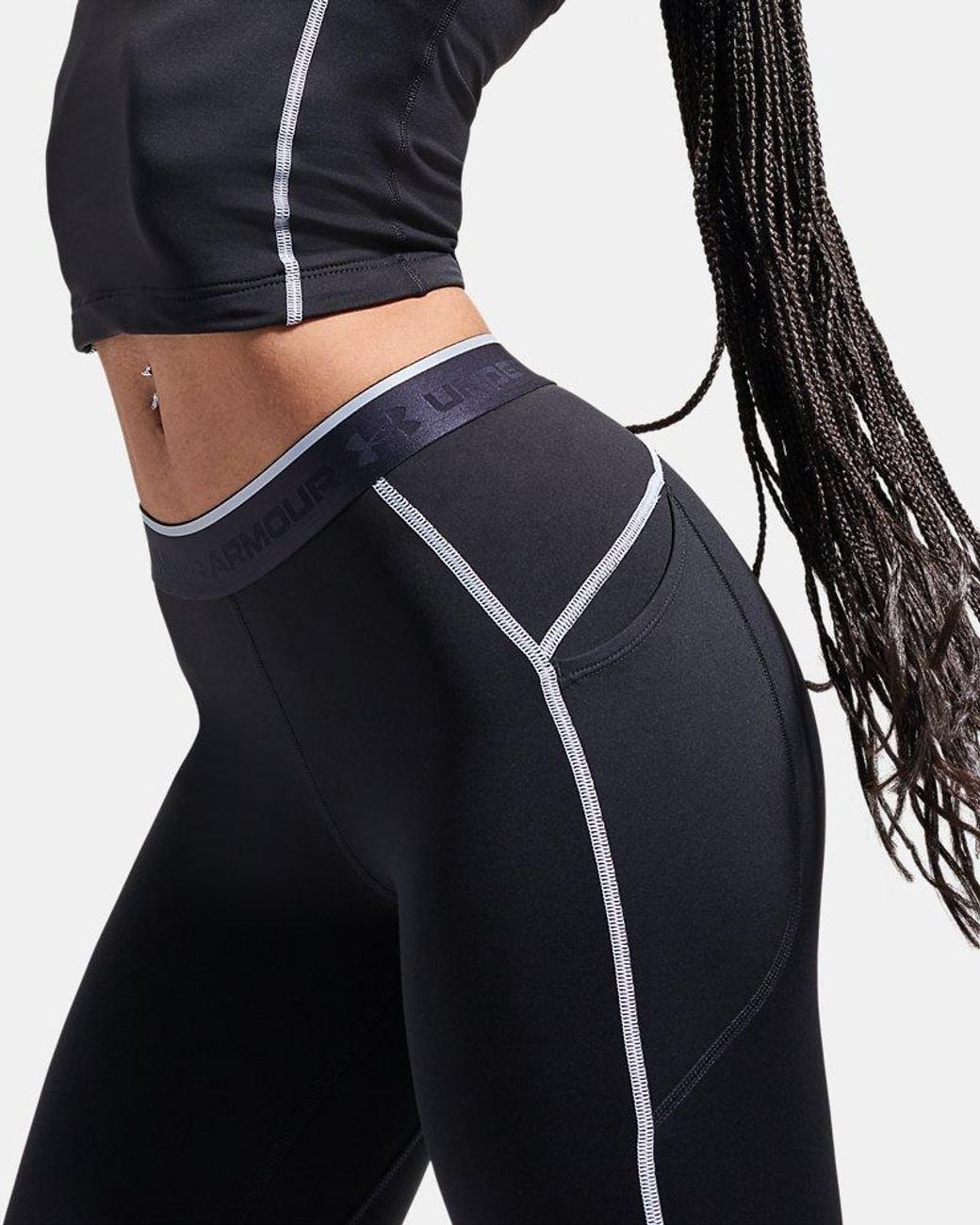 Under Armour Black Coldgear Neolast Leggings Ultimate Reflective