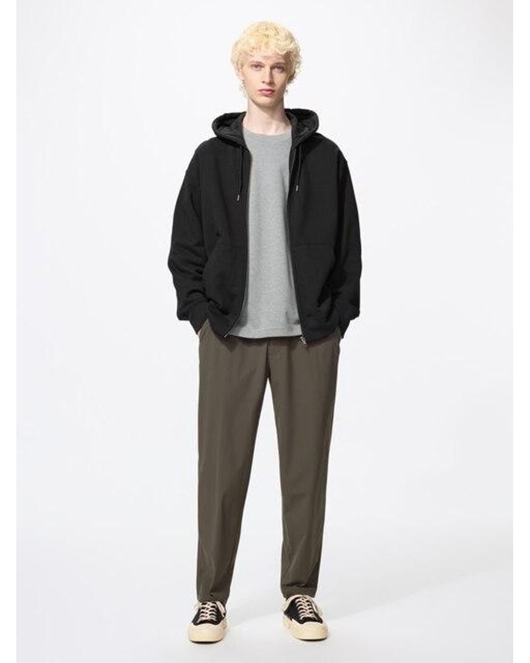 Uniqlo Blue Ultra Stretch Trousers for men