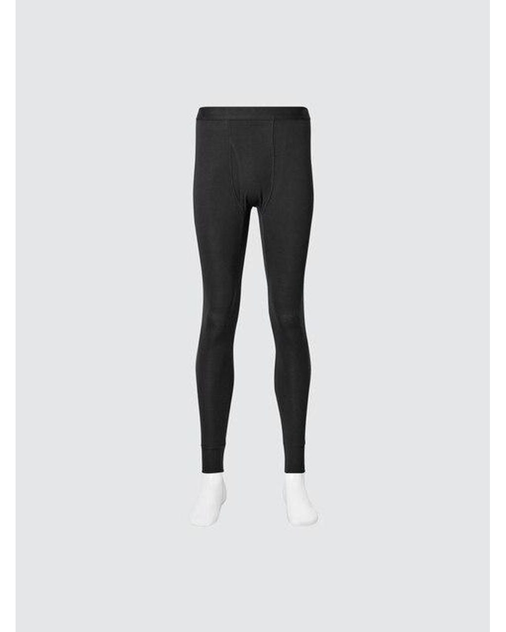 Uniqlo Gray Heattech Extra Warm Cashmere Blend Tights for men