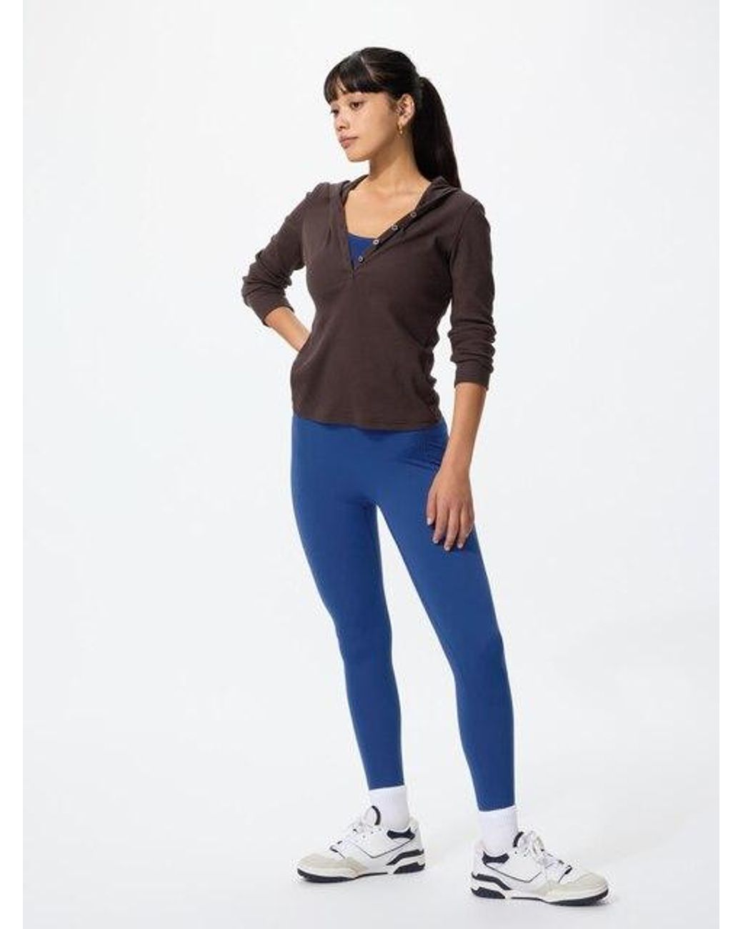 Uniqlo Blue Ultra Stretch Active Leggings