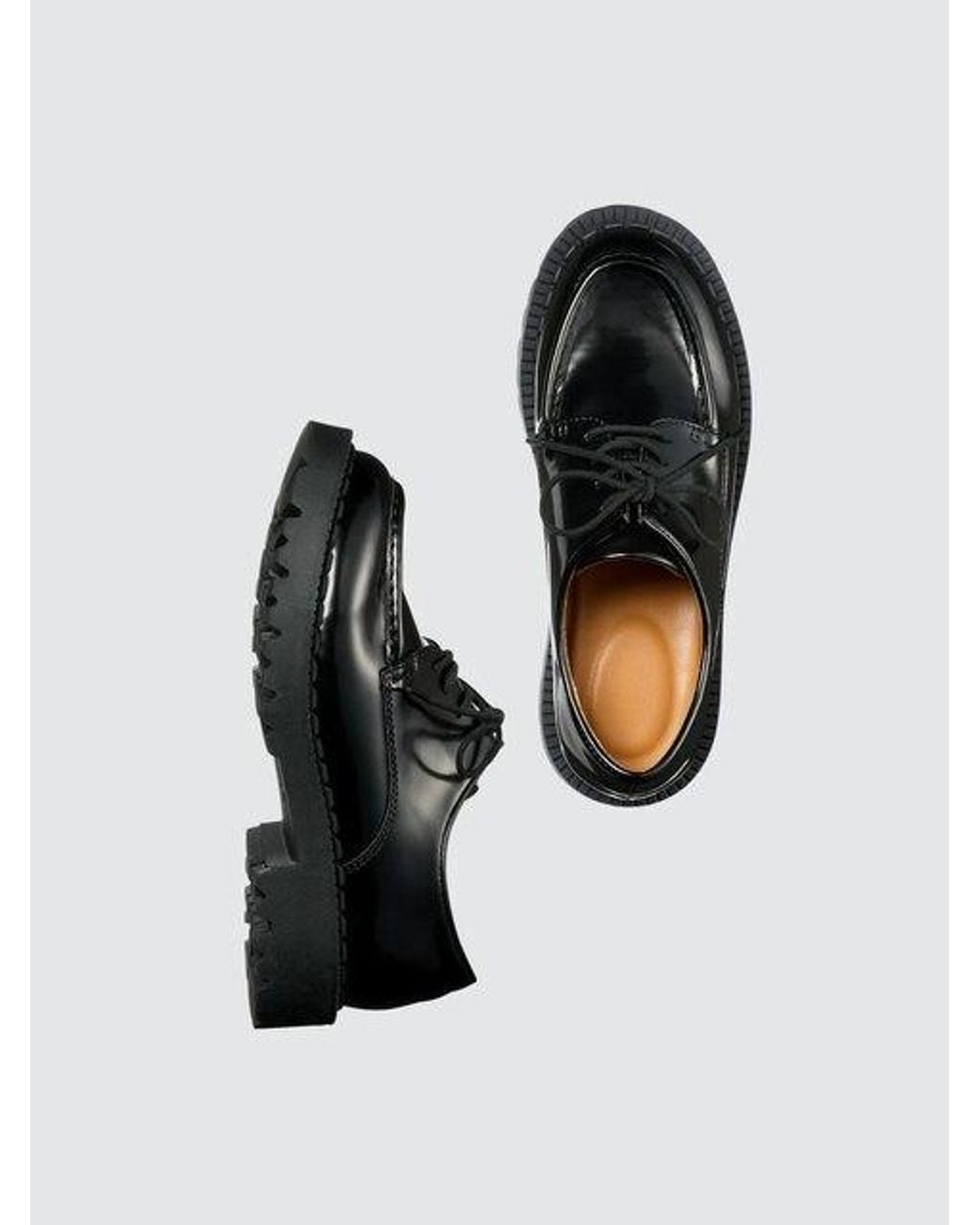 Uniqlo Black Lace-Up Shoes for men