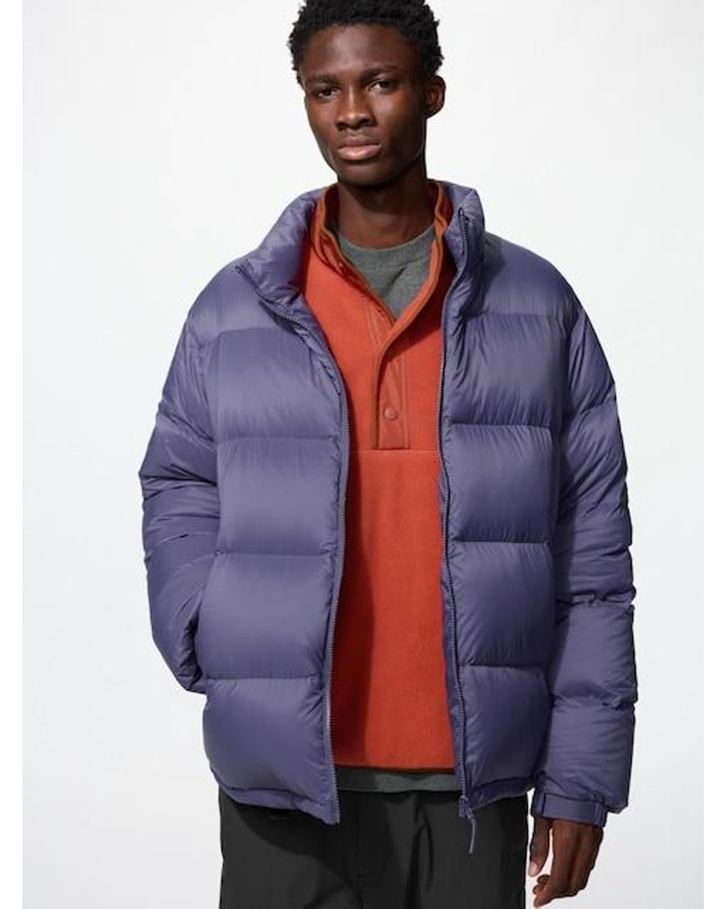 Uniqlo Blue Light Down Volume Jacket for men