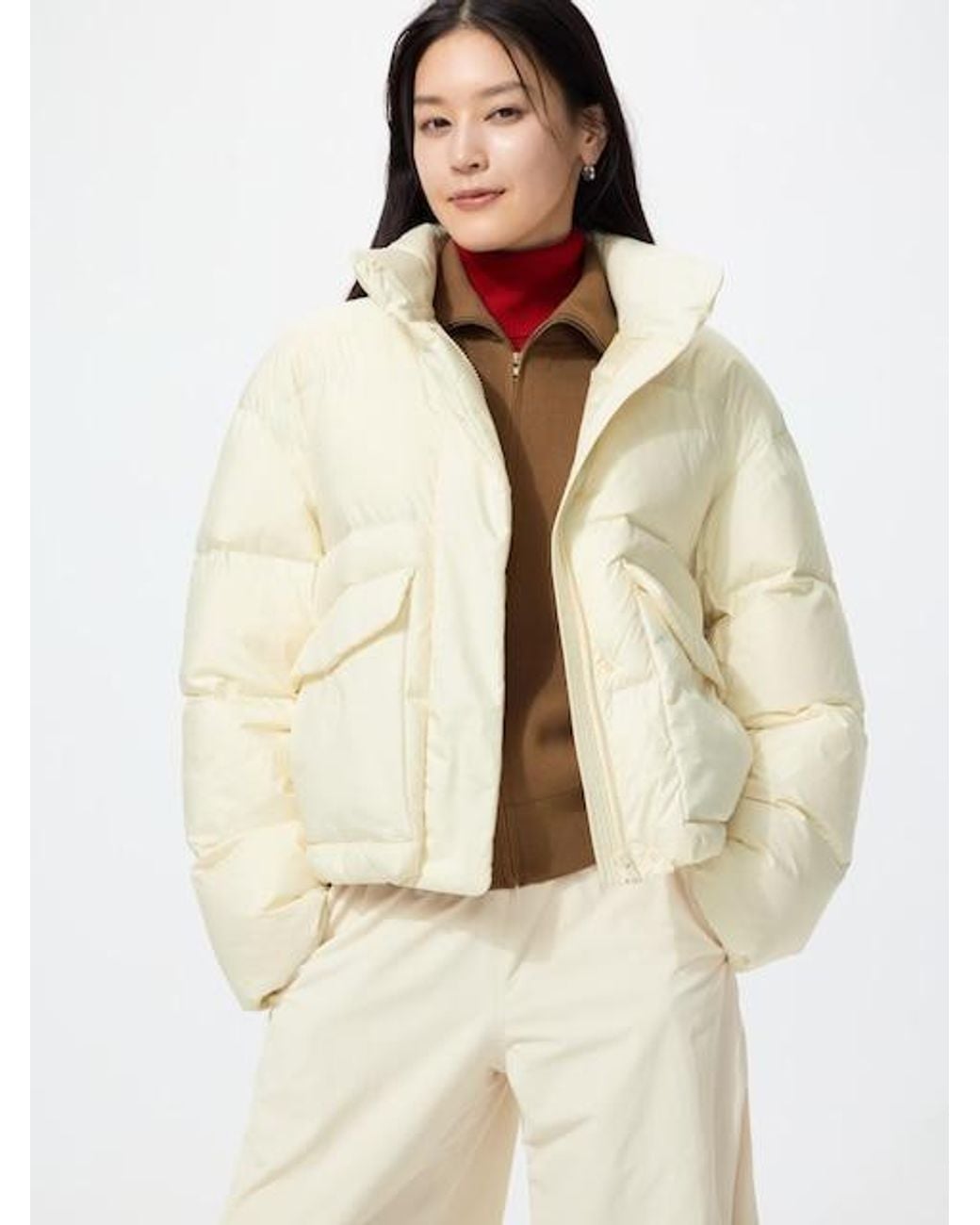 Uniqlo Natural Powder Soft Down Jacket