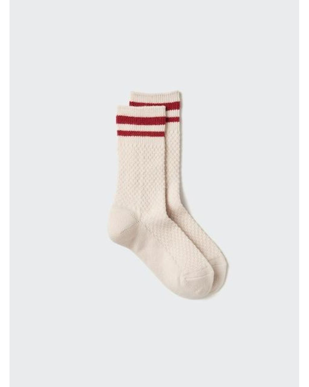 Uniqlo White Heattech Socks (Popcorn Line)