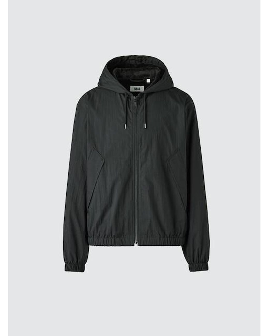 Uniqlo Black Hooded Blouson for men