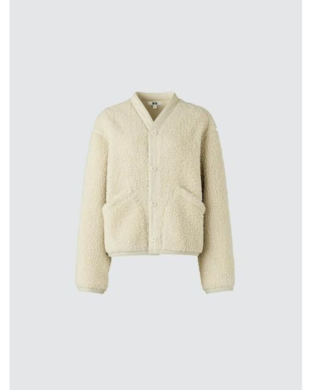 Uniqlo Natural Fleece Short Jacket