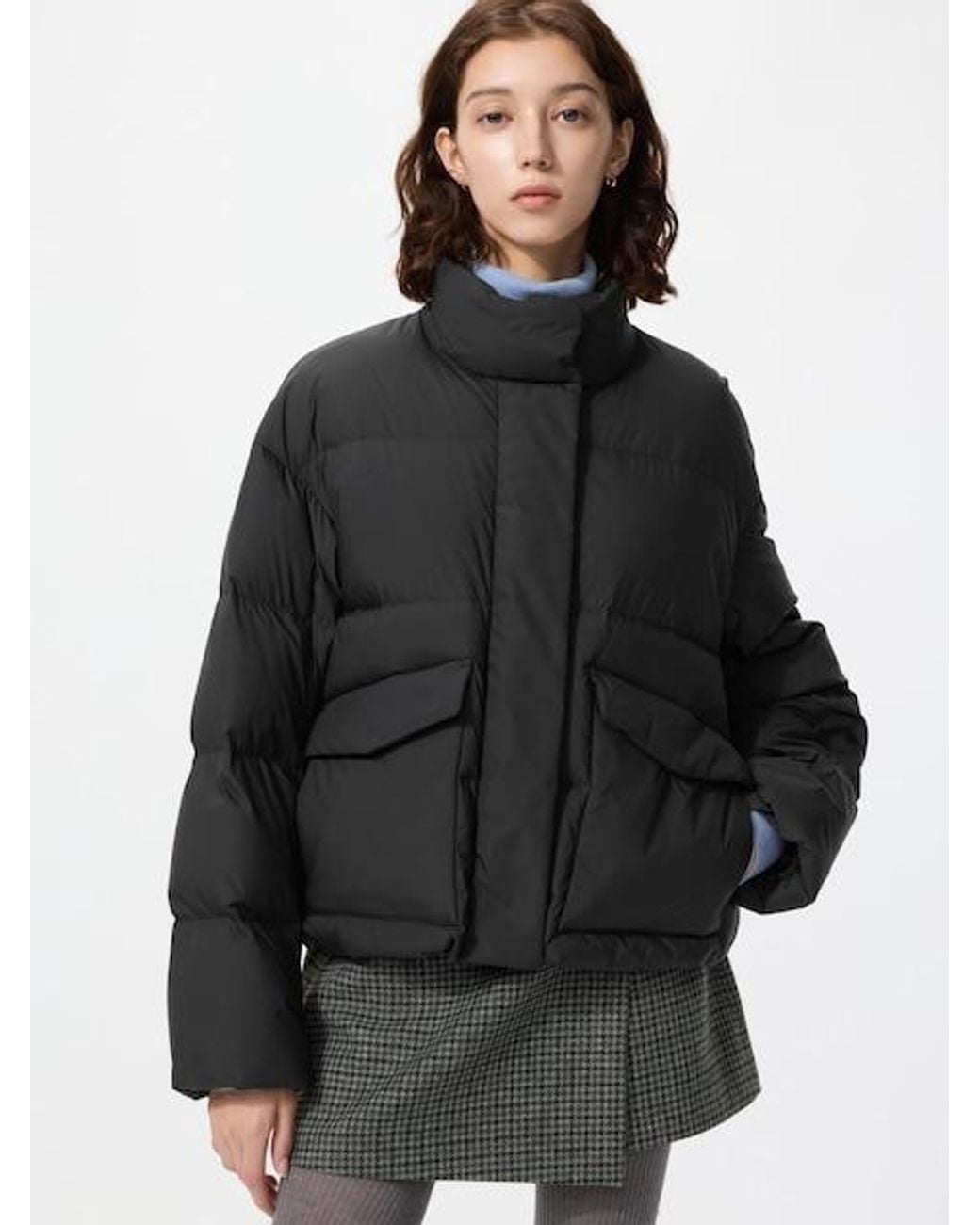 Uniqlo Black Powder Soft Down Jacket