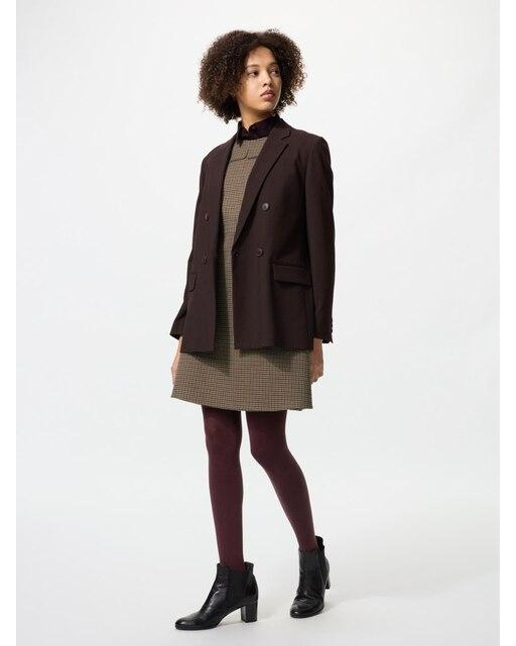 Uniqlo Red Heattech Tights (Knit)