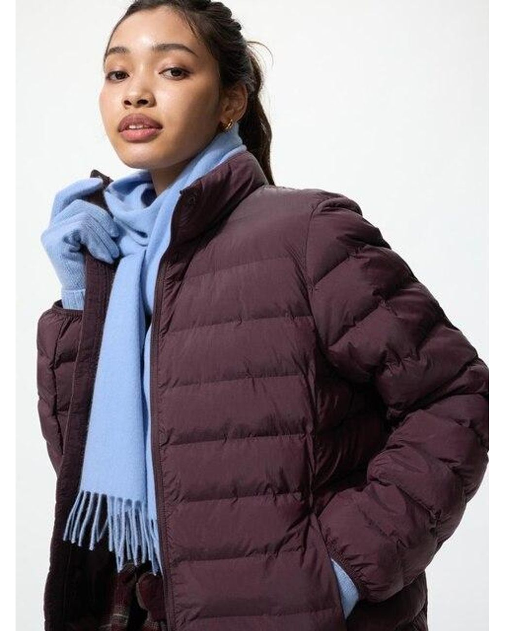 Uniqlo Purple Puffertech Jacket
