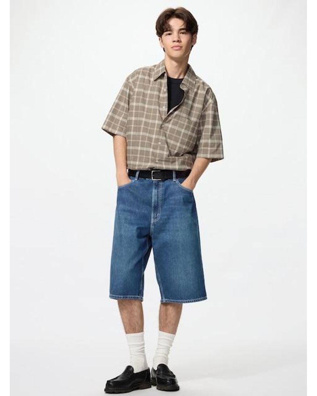 Uniqlo Blue Jorts for men