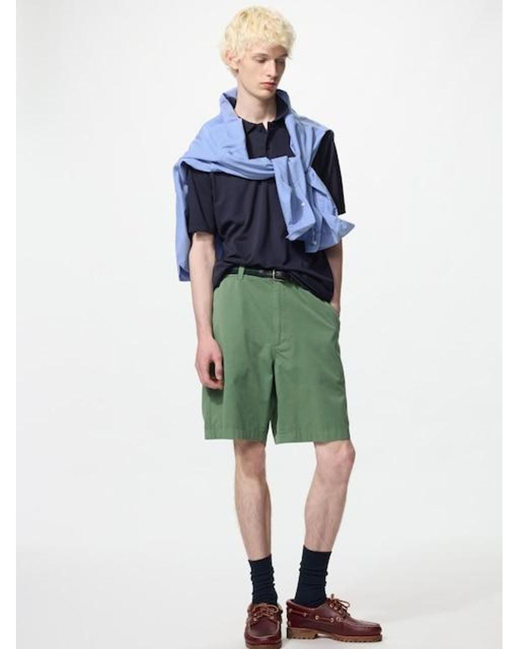 Uniqlo Blue Chino Shorts for men