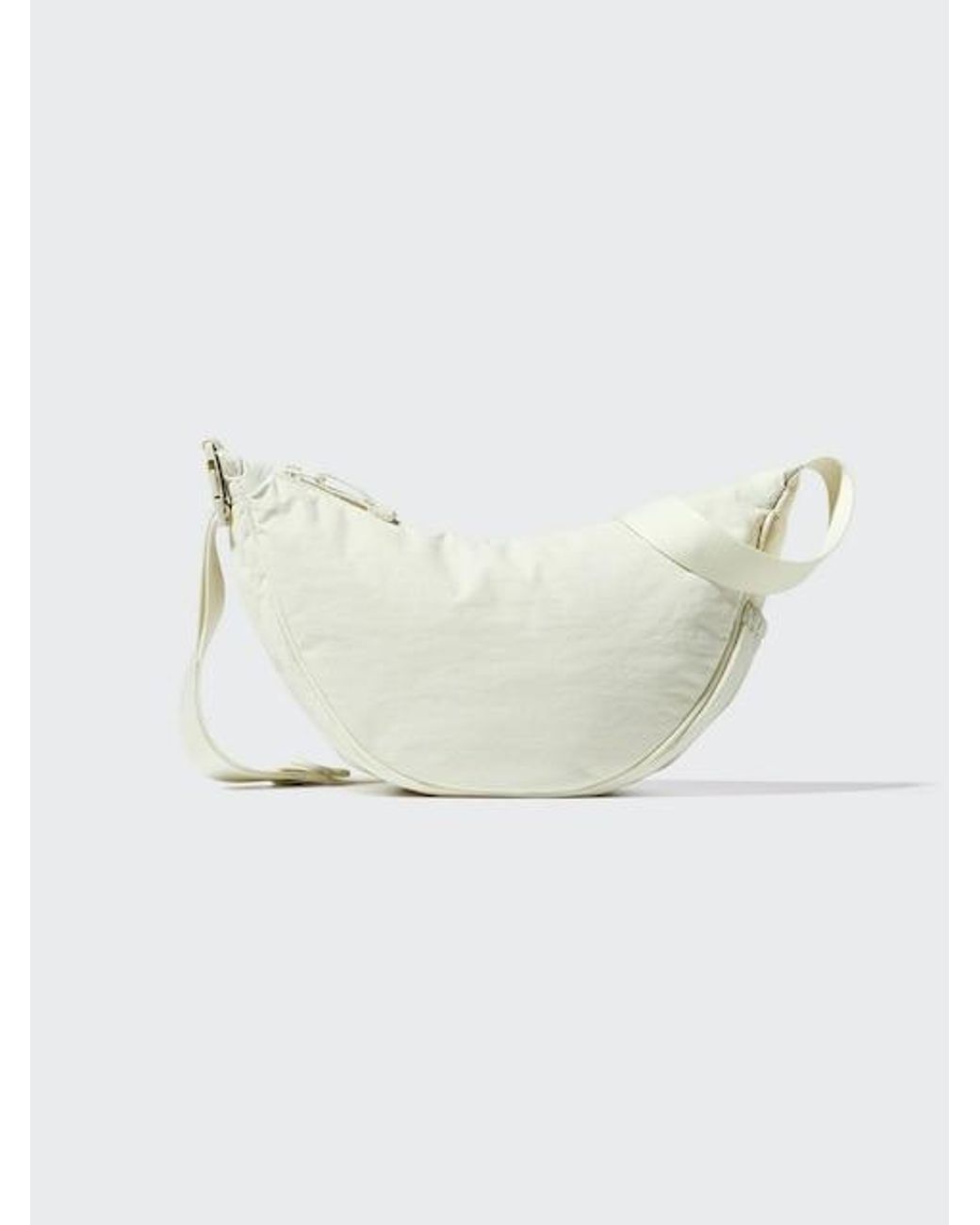 Uniqlo White Round Mini Shoulder Bag for men