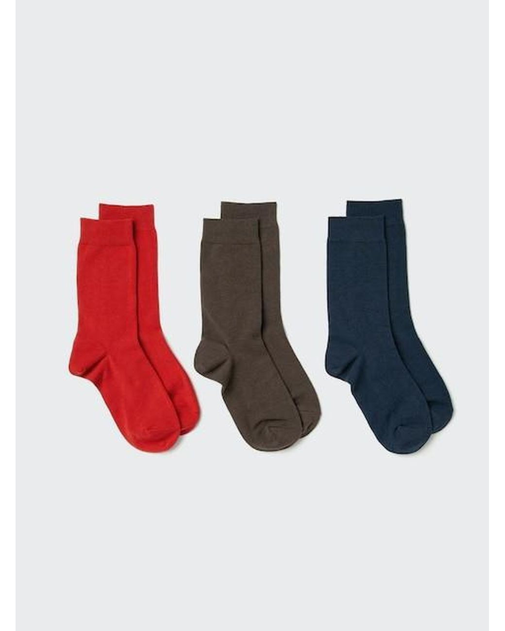 Uniqlo Red Socks (3 Pairs)