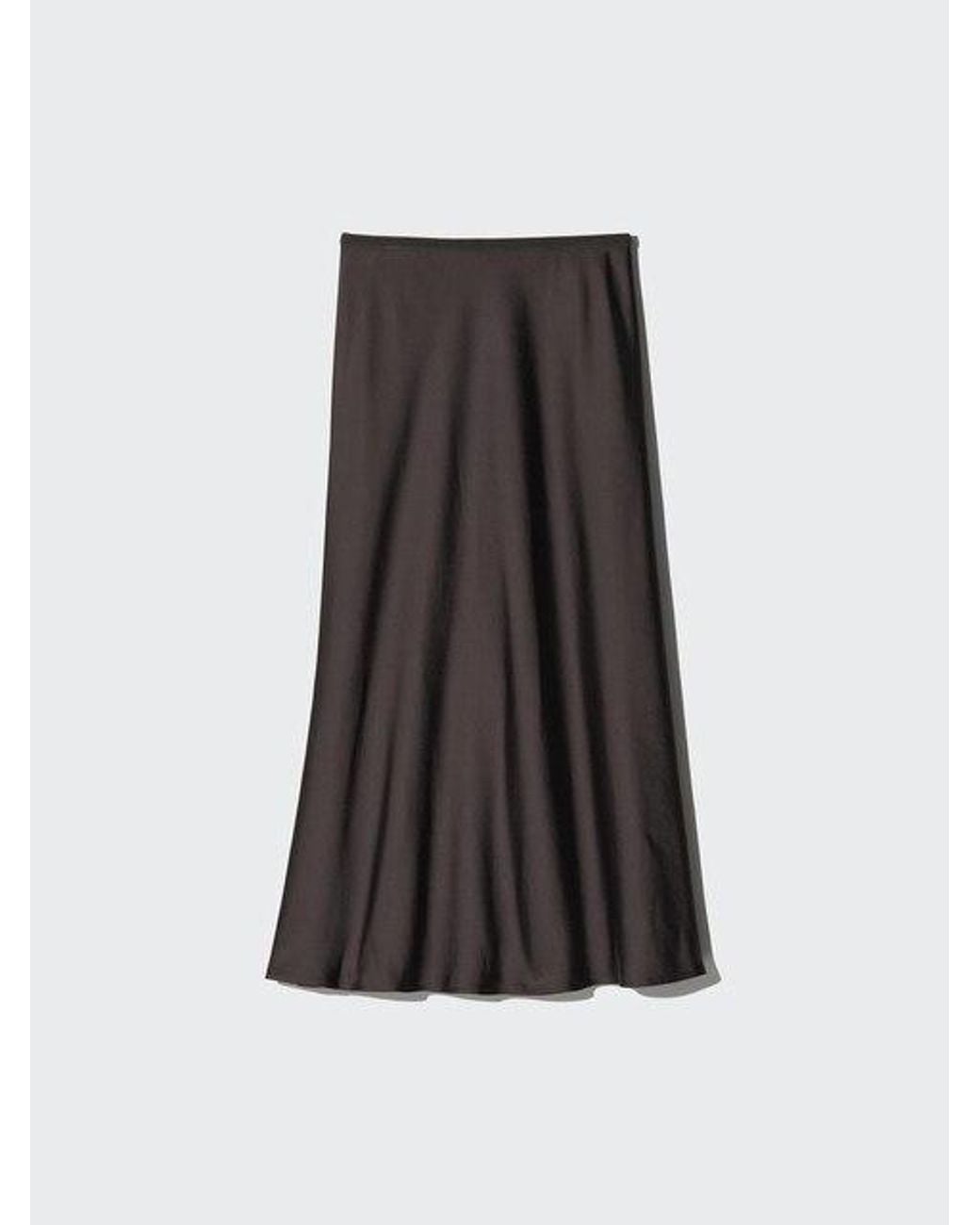 Uniqlo Brown Satin Skirt
