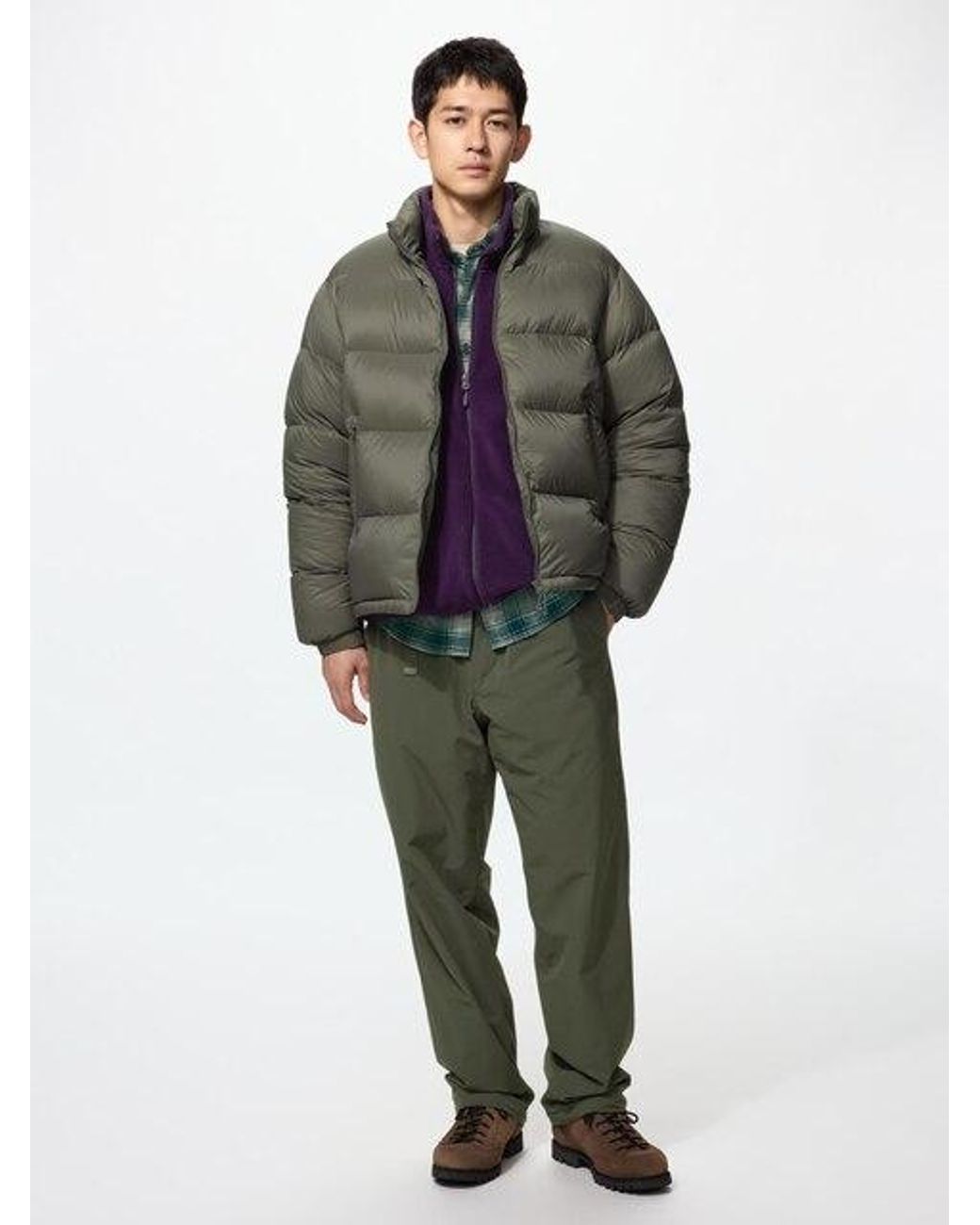 Uniqlo Multicolor Warm Lined Trousers for men