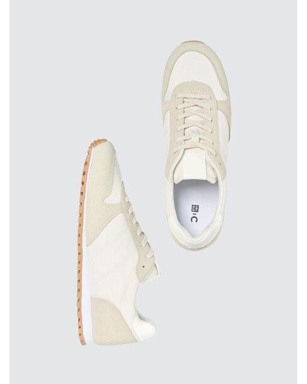 Uniqlo White Combination Trainers