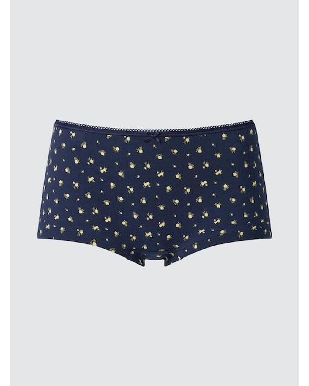 Uniqlo Blue Boy Short Briefs (Flowers)