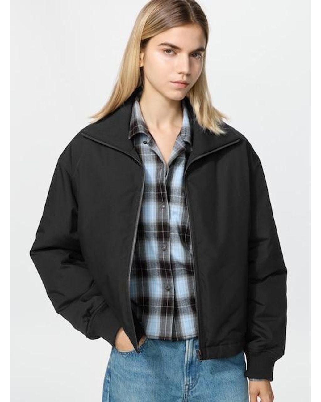 Uniqlo Black Padded Short Jacket
