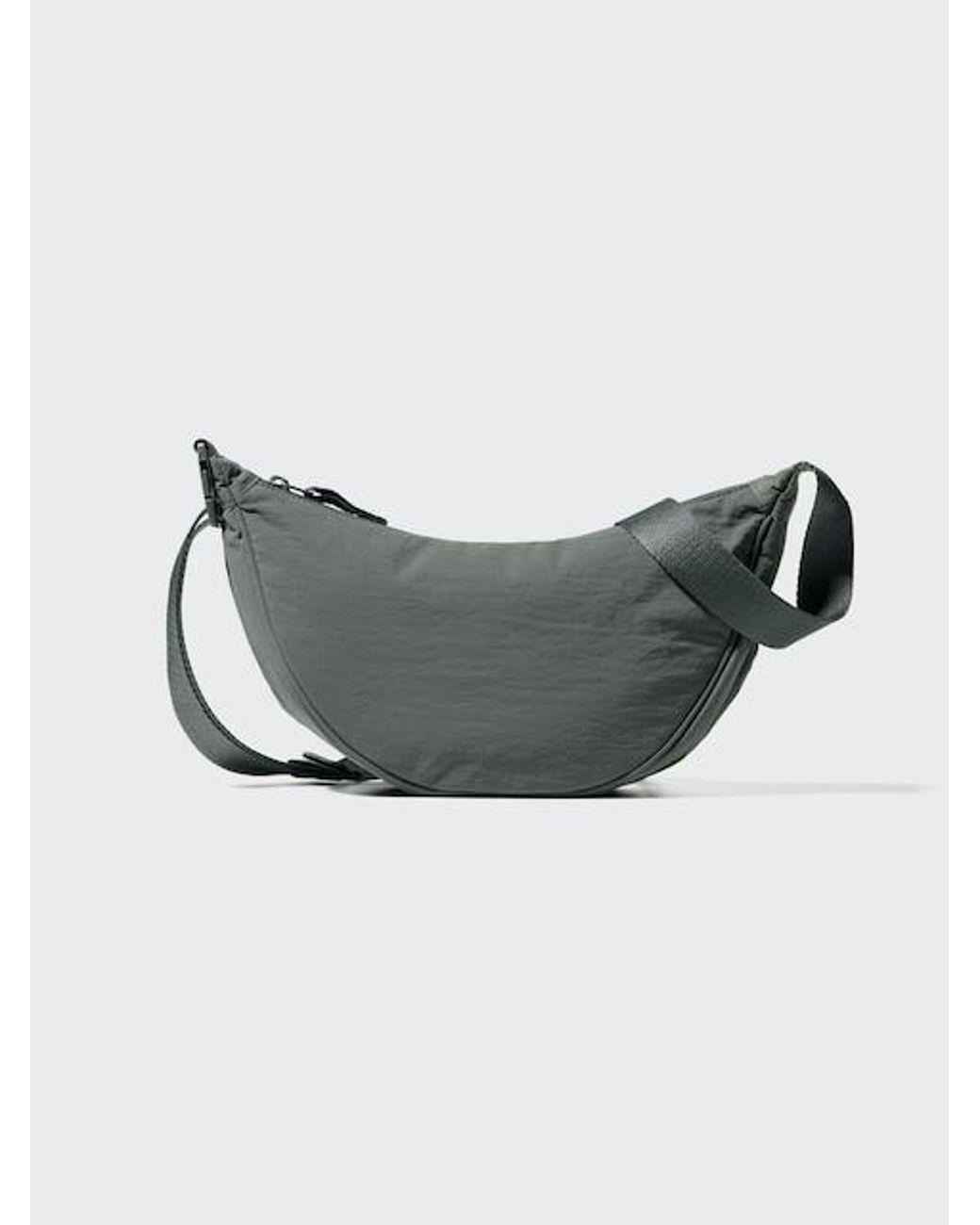 Uniqlo Gray Round Mini Shoulder Bag for men
