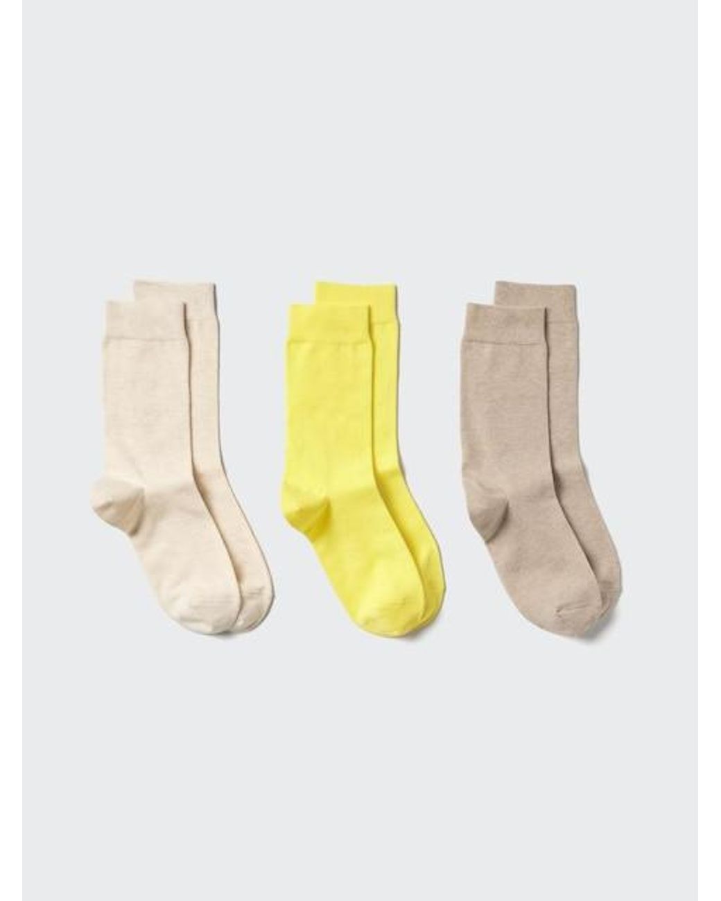 Uniqlo White Socks (3 Pairs)