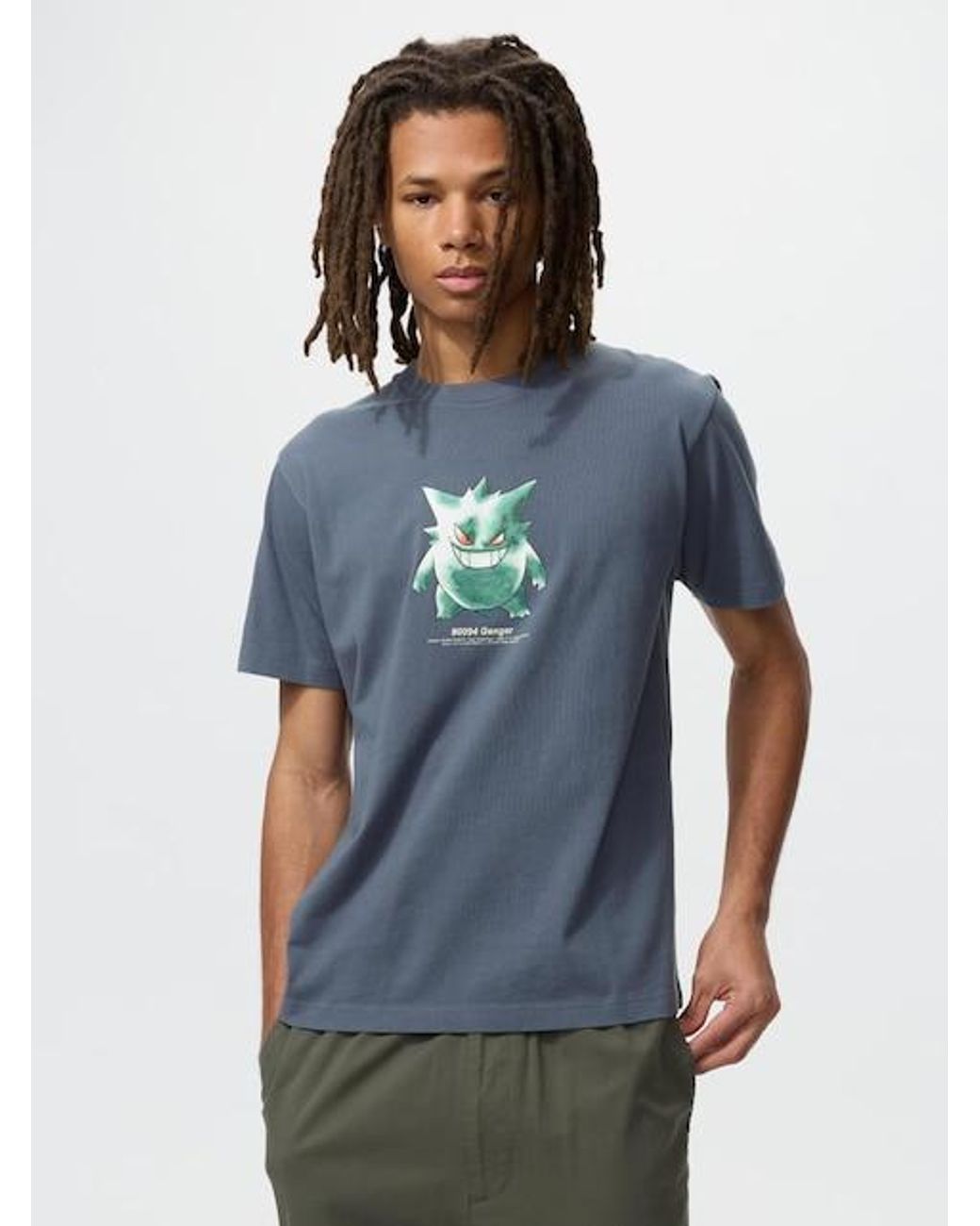 Uniqlo Blue Pokémon Ut Graphic T-Shirt for men