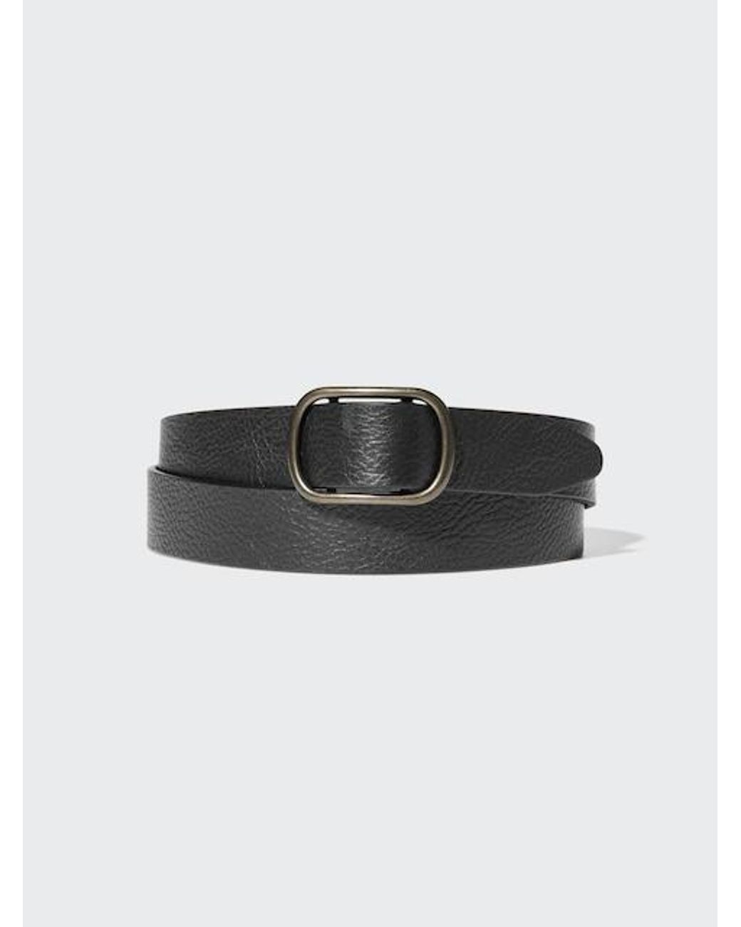 Uniqlo Black Holeless Belt