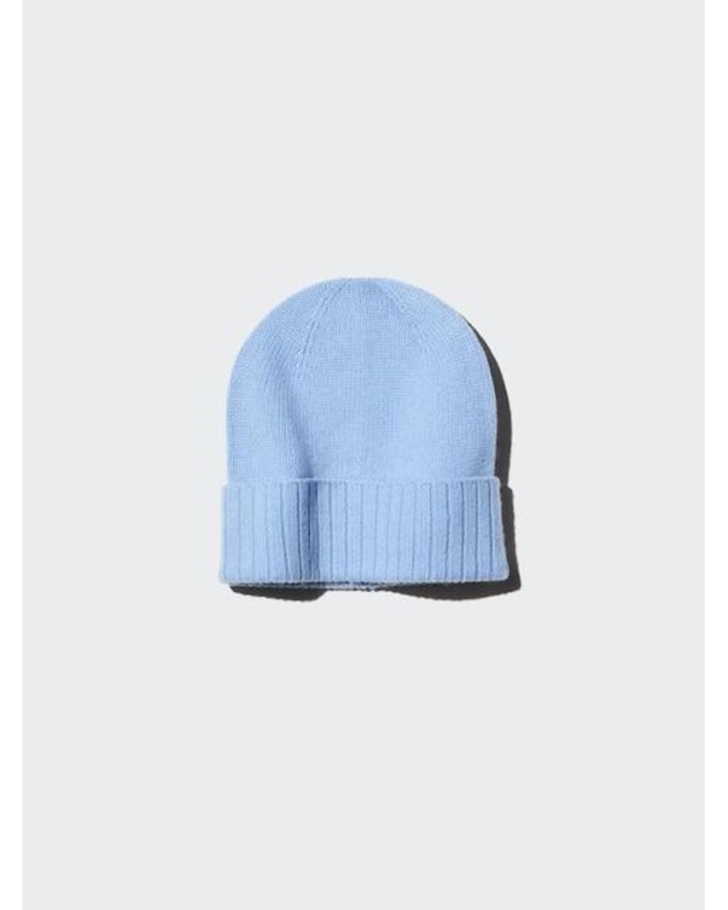 Uniqlo Blue Cashmere Beanie